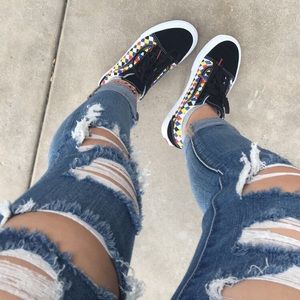 American eagle ripped jeans